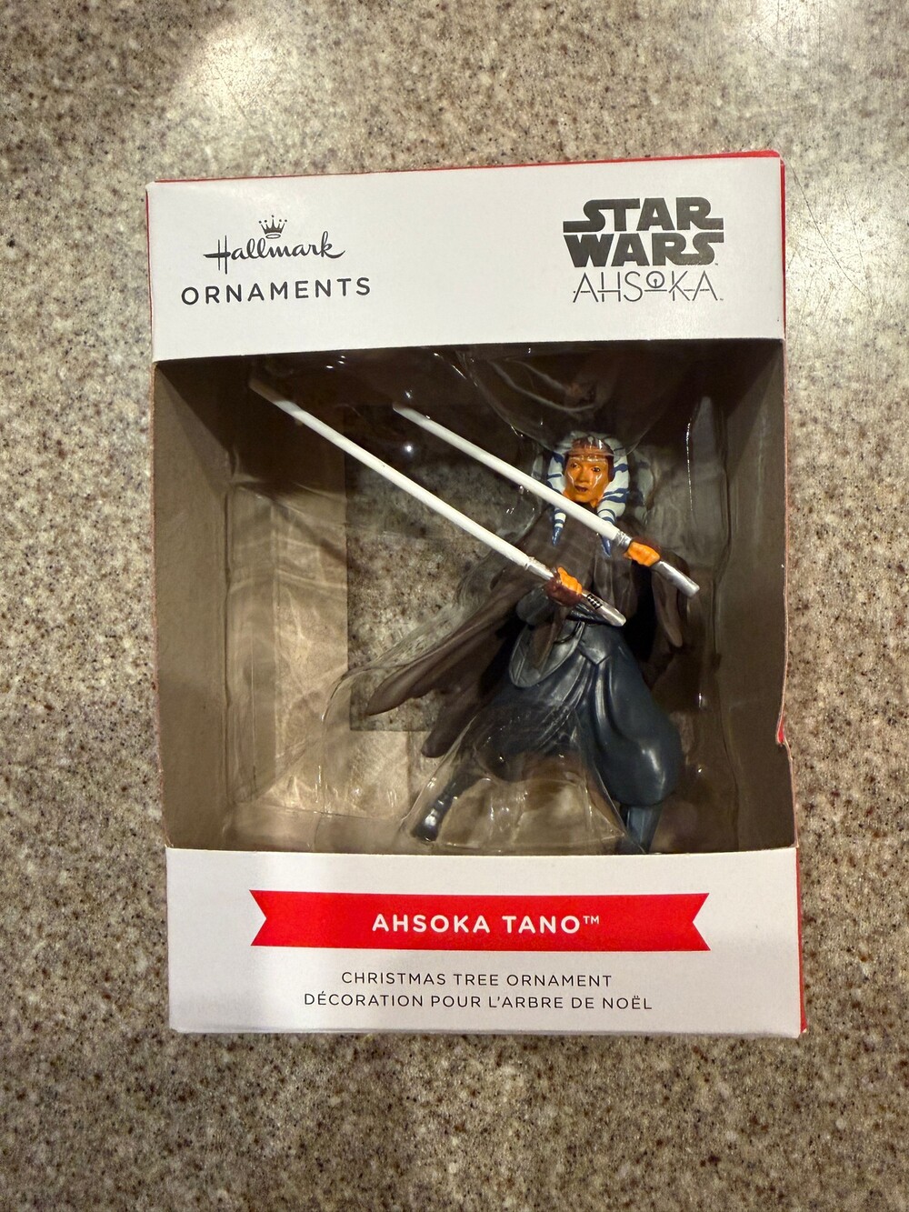 NEW 2023 Hallmark AHSOKA TANO Star Wars Resin Christmas Tree Ornament